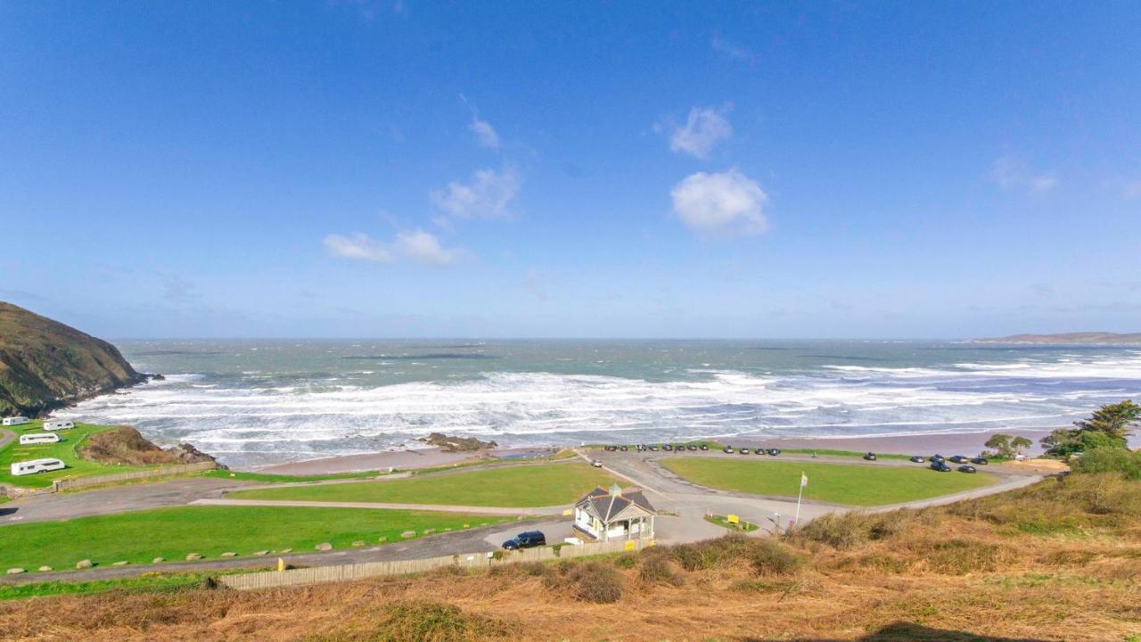 Clifton Court Apt 16 With Indoor Heated Pool & Sea Views Croyde Exterior foto